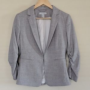 H&M Fitted Blazer with with Gathered Sleeves